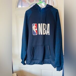 NBA Men's Navy and Blue Hoodie